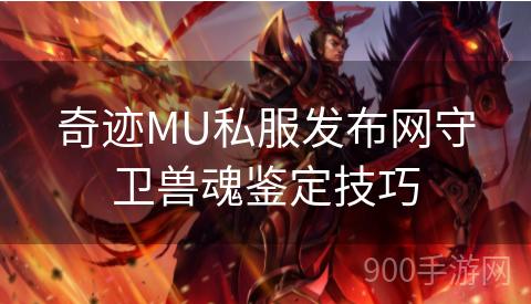 奇迹MU私服发布网守卫兽魂鉴定技巧