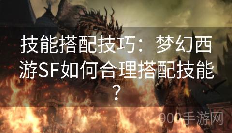 技能搭配技巧：梦幻西游SF如何合理搭配技能？