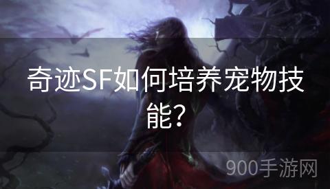 奇迹SF如何培养宠物技能？