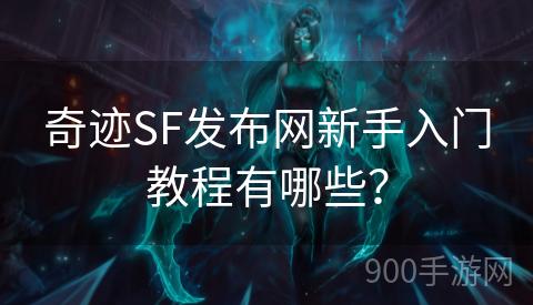 奇迹SF发布网新手入门教程有哪些？