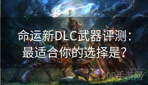 命运新DLC武器评测：最适合你的选择是？