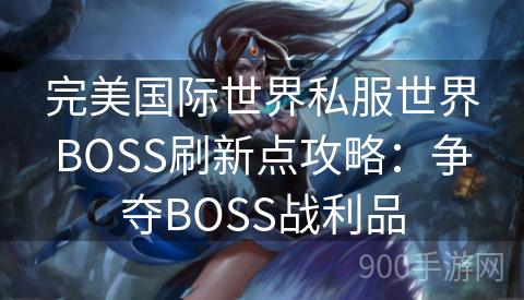 完美国际世界私服世界BOSS刷新点攻略：争夺BOSS战利品