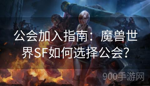 公会加入指南：魔兽世界SF如何选择公会？