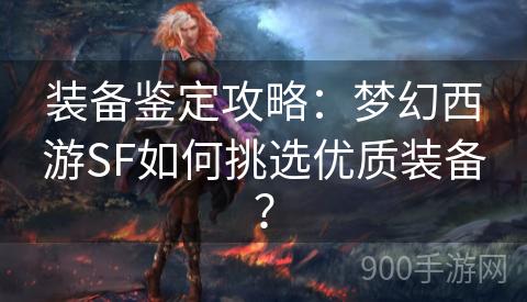 装备鉴定攻略：梦幻西游SF如何挑选优质装备？