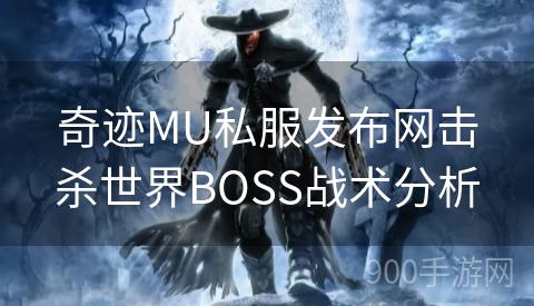 奇迹MU私服发布网击杀世界BOSS战术分析