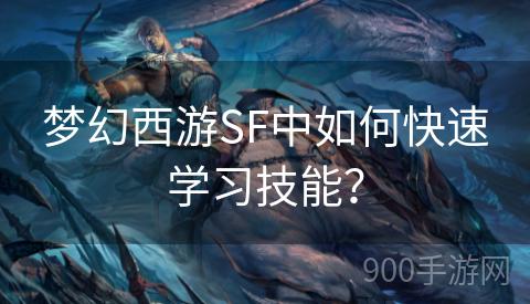 梦幻西游SF中如何快速学习技能？